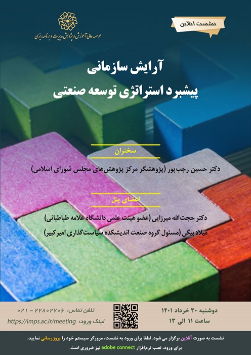 آرایش سازمانی پیشبرد استراتژی توسعه صنعتی